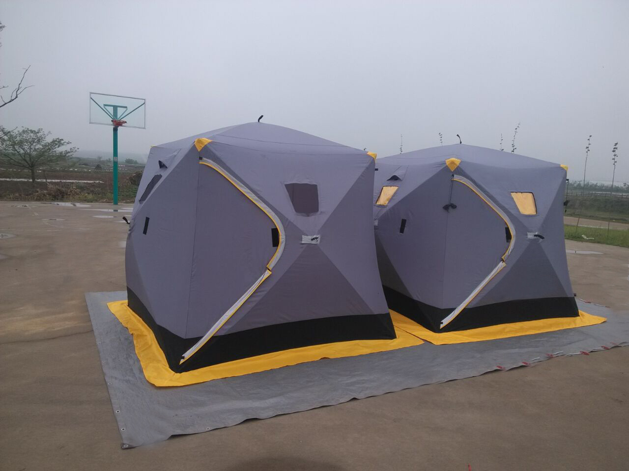Thermal Layer Pop Up Ice Fishing Tent Fishing Shelter