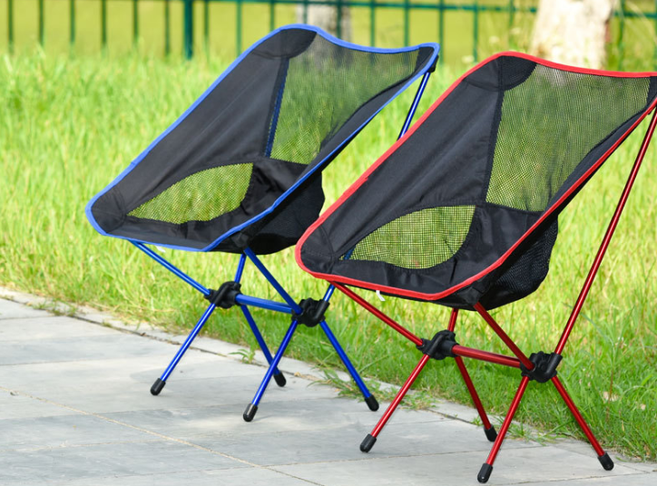 Ultralight Beach Lightweight Aluminum Outdoor Chair Portable Fishing Chair 