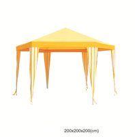2x2M PE Party Tent with Powder Coated Steel Tubes