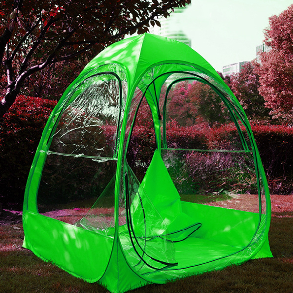 Pop Up Fishing Room with PVC Windows Waterproof 