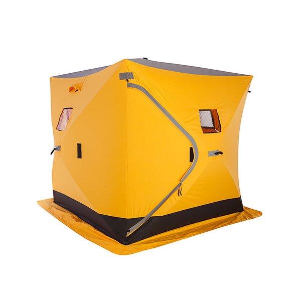 1-2 Person Insulated Ice Cube Fishing Tent Hub Style 