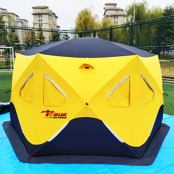 High Quality Ice Fishing Tent 6 Walls with Thermal Layers 
