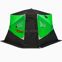 Toruk 300D Pop-up Portable Insulated 4-5 Person Ice Fishing Shelter