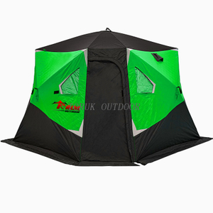 Toruk 300D Pop-up Portable Insulated 4-5 Person Ice Fishing Shelter