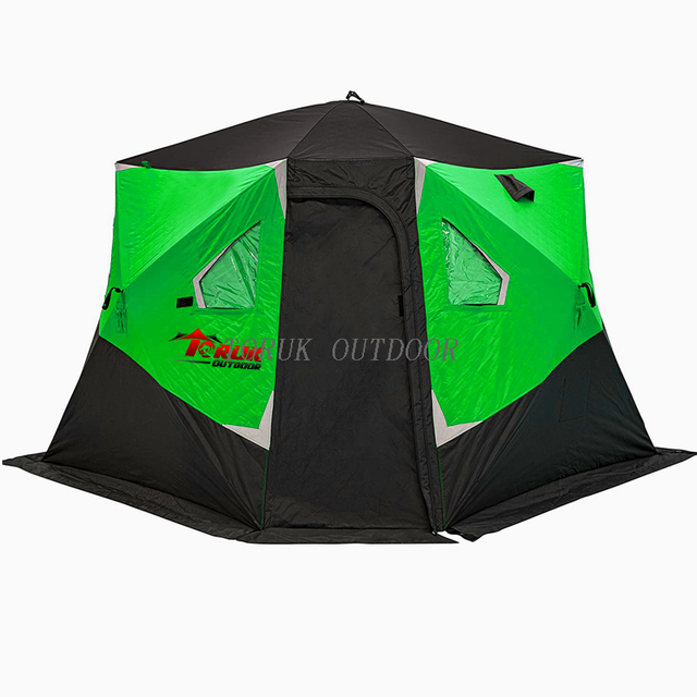 Toruk 300D Pop-up Portable Insulated 4-5 Person Ice Fishing Shelter