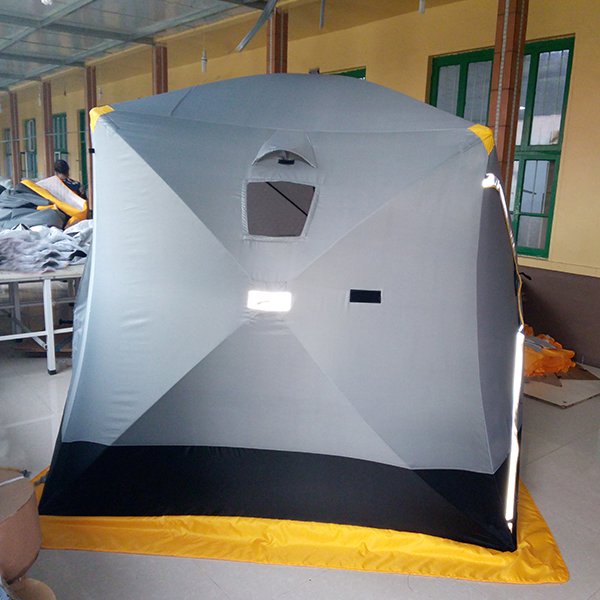Pop Up House Outdoor Fish Equipment 2 Person Ice Fishing Shelter Tent Portable 