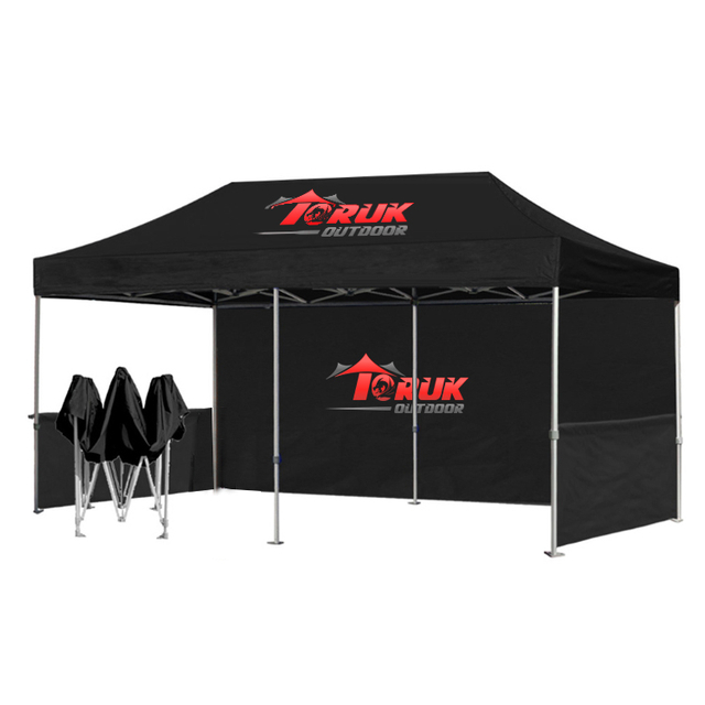 3x6 Trade Show Tent Commercial Pop Up Canopy 10x20 Ft Shop Tent Outdoor Gazebo 