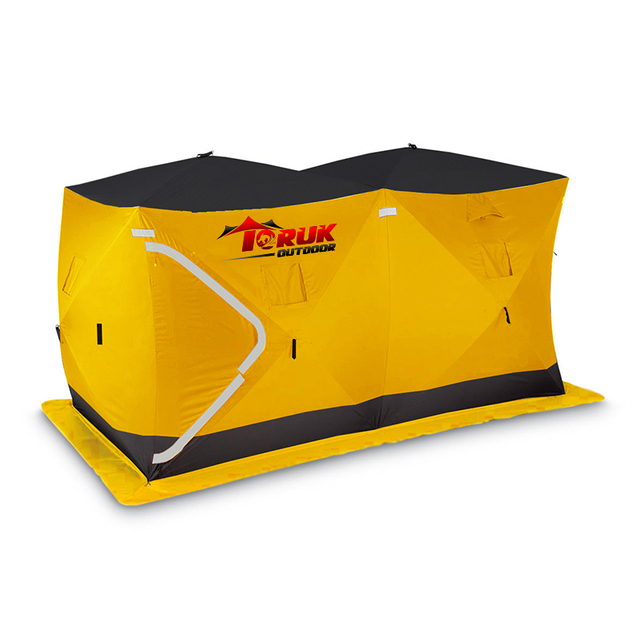Quick Set Up 6-man Fish Inn Chalet Ice Fishing Shelter 