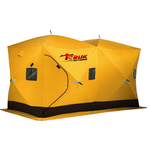 Portable Pop Up Ice Fishing Shelter with Skirt ice fishing tent insulated
