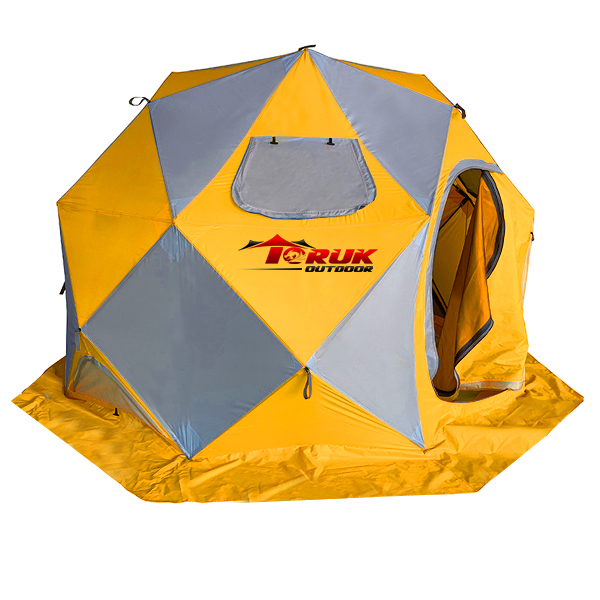 Pop Up Instantly Ice Fishing Tent Fish Cube in Winter