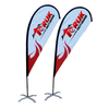  Custom Feather Teardrop Flag Banners for Racing And Display 
