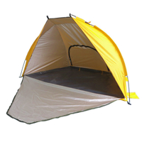 1-2 Persons Beach Tent Beach Shelter with Fiberglass Frame
