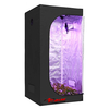 Portable Green House Tent Mylar Hydroponic Plant Growing Tent with Removable Floor Tray for Indoor Plant Growing