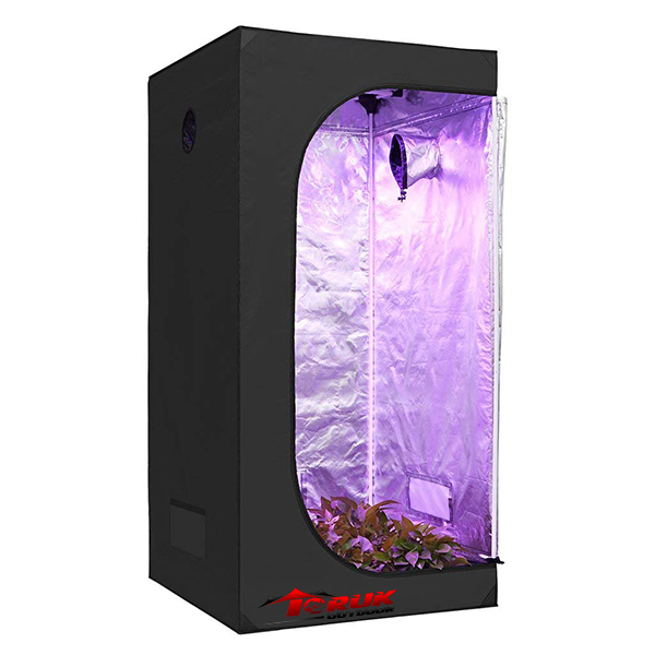 Portable Green House Tent Mylar Hydroponic Plant Growing Tent with Removable Floor Tray for Indoor Plant Growing