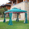 Aluminum Alloy Frame Easy Assembling Outdoor Rome Garden Luxury Gazebo with Mosquito Net