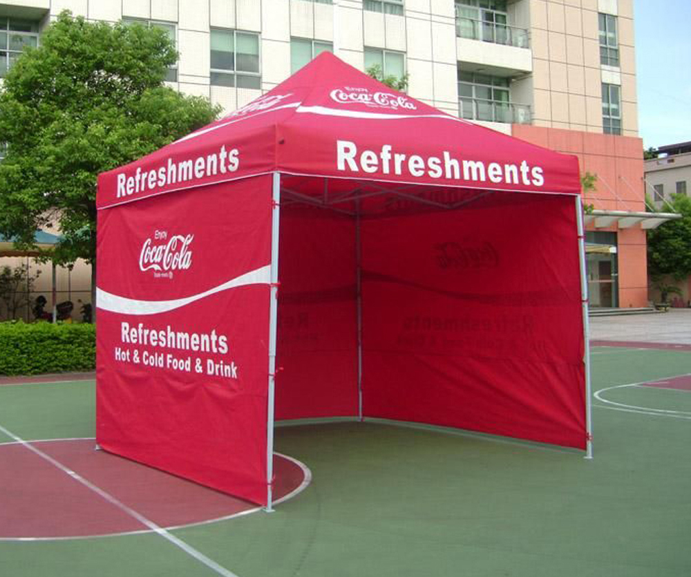 Colorfull Printing Logo Heat Transfer Printing 3*3M Display Tent Exhibition Tent