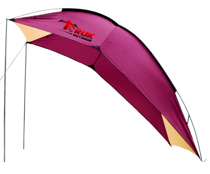 Outdoor Camping Portable Car Rear Tent Waterproof Folding for SUV 