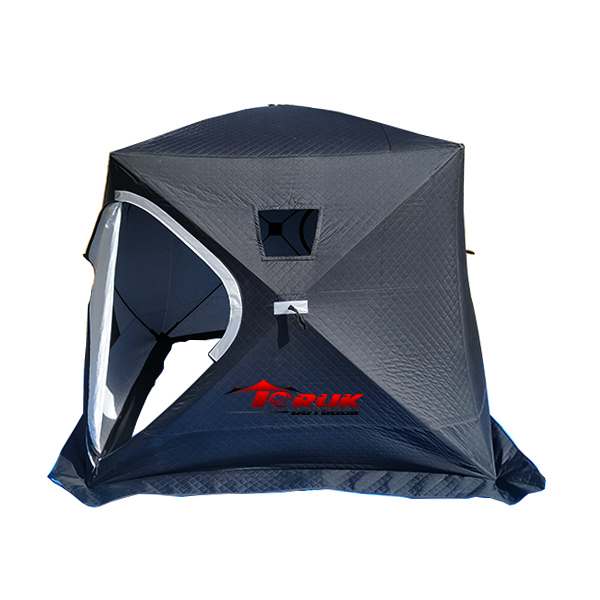 Pop Up Portable Ice Fishing Shelter with Thermal Layers for 3-4 Persons