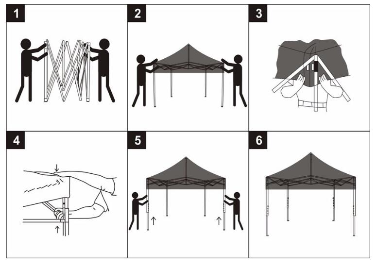 folding tent 