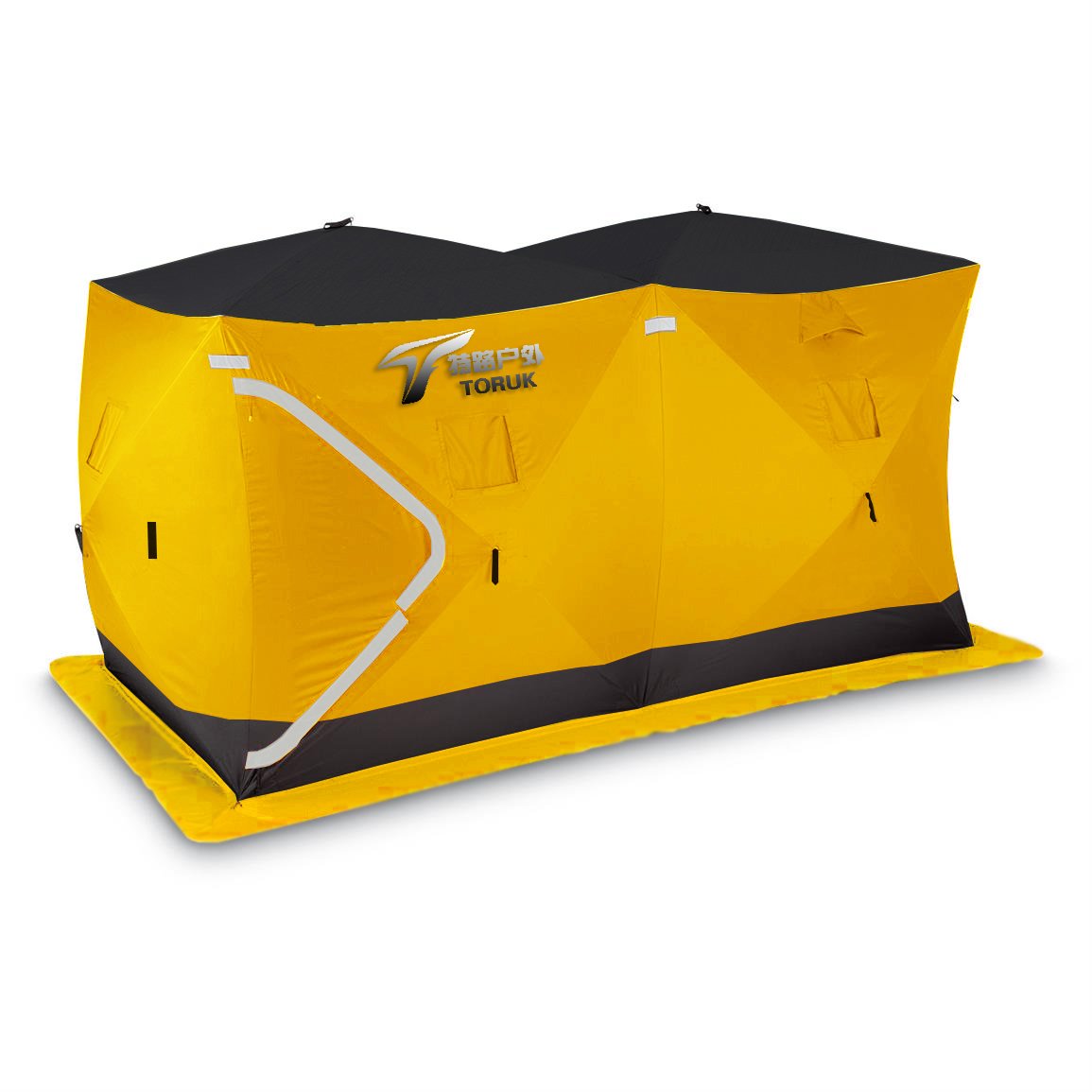 Quick Set Up 6-man Fish Inn Chalet Ice Fishing Shelter 