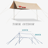 Canvas Tarp Tent Lightweight for Camping, Backpacking And Outdoor Adventure