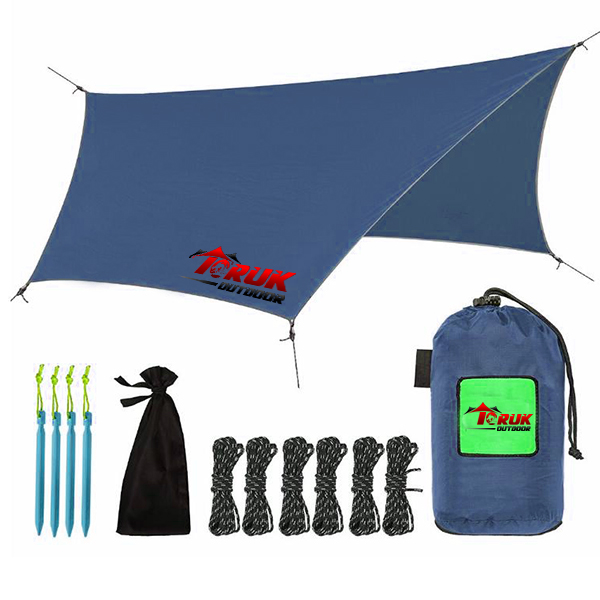  Sunshade Rain Fly Tarp Hammock Rain Fly Portable Waterproof Camping Tarp Shelter