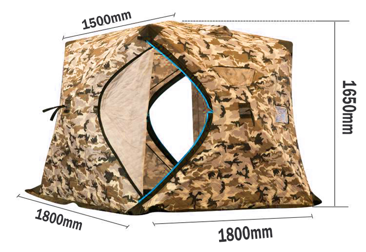 Portable Ice Fishing Tent Insulated Ice Fishing Shelter