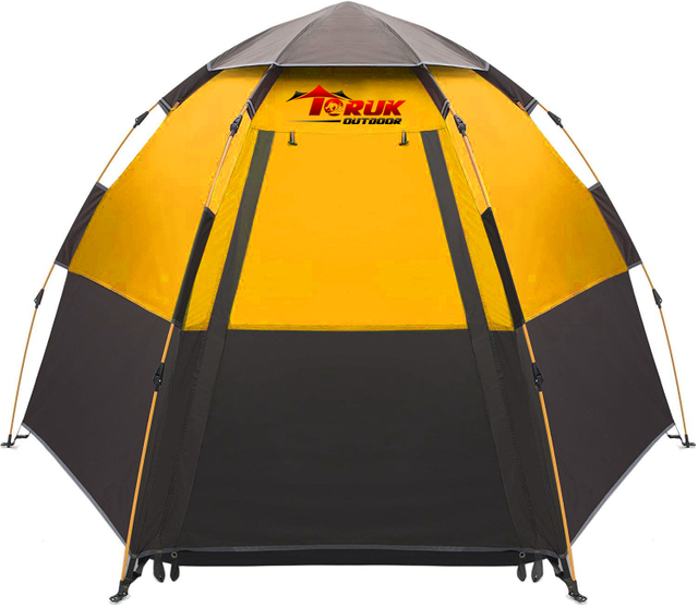 Antomatic Pop Up Outdoor Tent for 3-4 Persons Hiking Sun Shelter