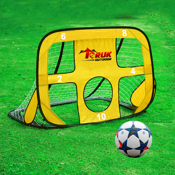 Pop Up Kids Soccer Goals Indoor Outdoor Practice with Carrybag 