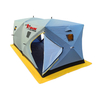 Double Room FatFish Series Pop-Up Portable Ice Fishing Shelter for 6-8 Persons 