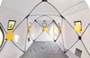 Double Room FatFish Series Pop-Up Portable Ice Fishing Shelter for 6-8 Persons 