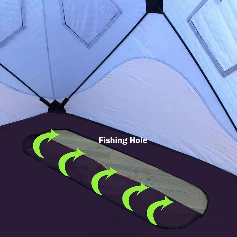 Portable Ice Fishing Tent Insulated Ice Fishing Shelter