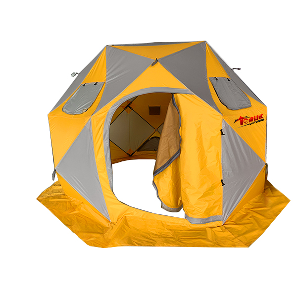 Pop Up Instantly Ice Fishing Tent Fish Cube in Winter
