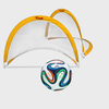 Collapsible Soccer Goal Set Instant Pop Up Football Goals for Playground Back Yard 