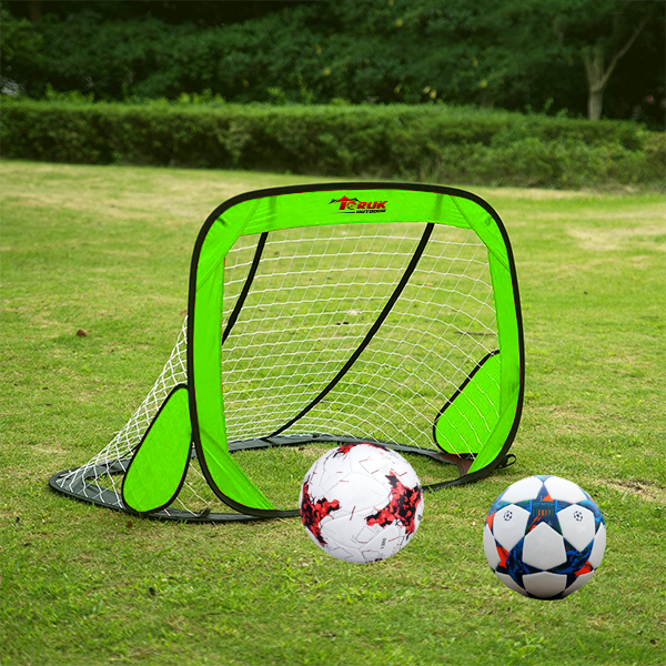 Pop Up Kids Soccer Goals Indoor Outdoor Practice with Carrybag 