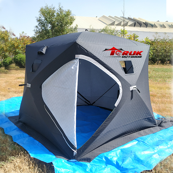 Pop Up Fishing Shelter with Thermal Layers for Winner Fishing