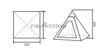 Cotton Canvas Pyramid Tent Suitable for Indoor And Outdoor Teepee Tent 