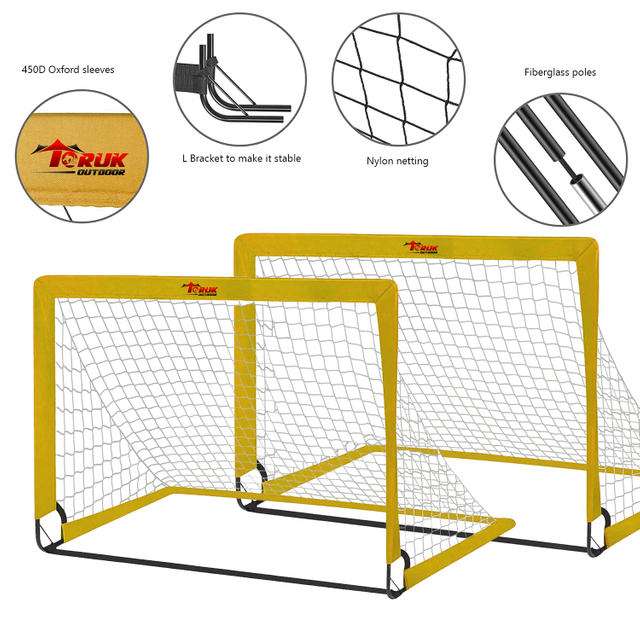 Portable Soccer Goal Training Equipment for Backyard Set 