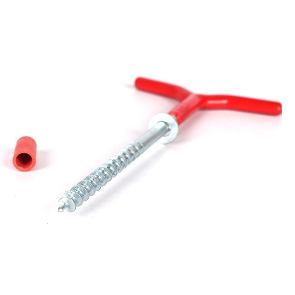20 Cm Y Shape Outdoor Screw Fixed Nail Fishing Tackle Ice Auger Spiral Drill Rod Holder 