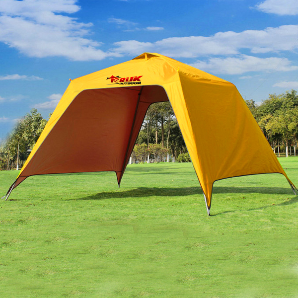 4x4m Canopy Shelter with Steel Poles Frame for Camping Hiking