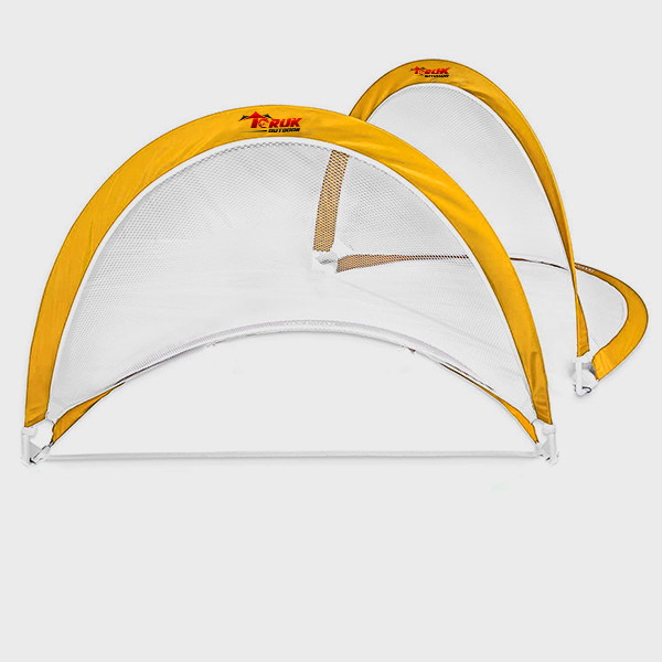 Collapsible Soccer Goal Set Instant Pop Up Football Goals for Playground Back Yard 