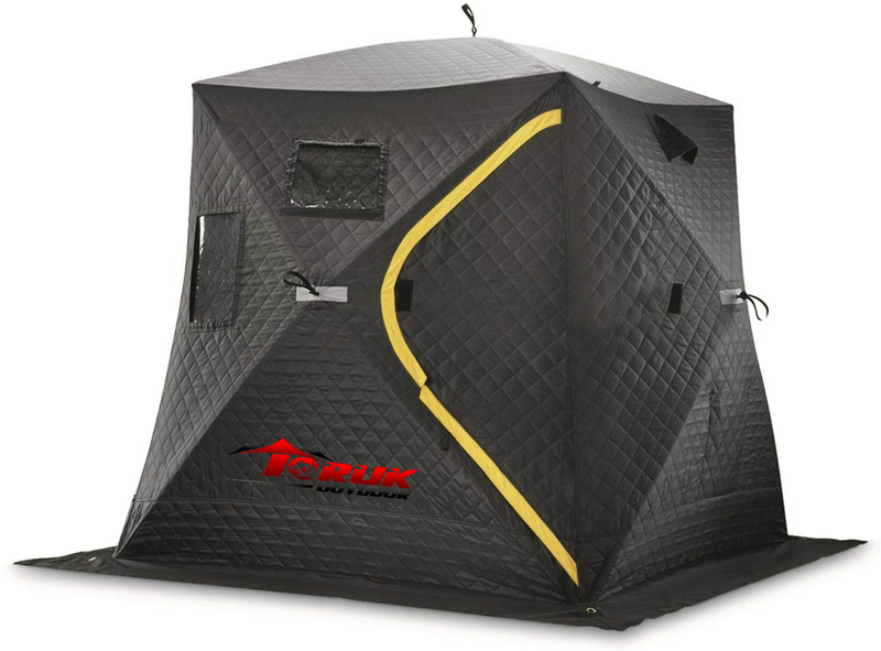 Toruk Outdoor Insulated Ice Fishing Shelter Thermal Insulated Roof And Sides Lock